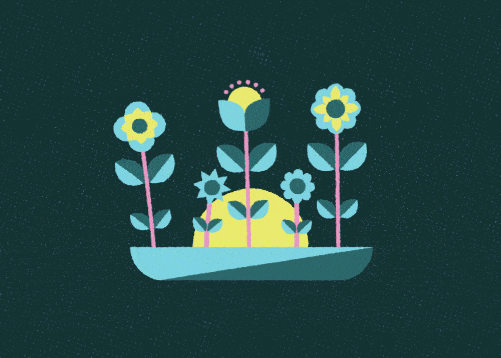 happy plants animation